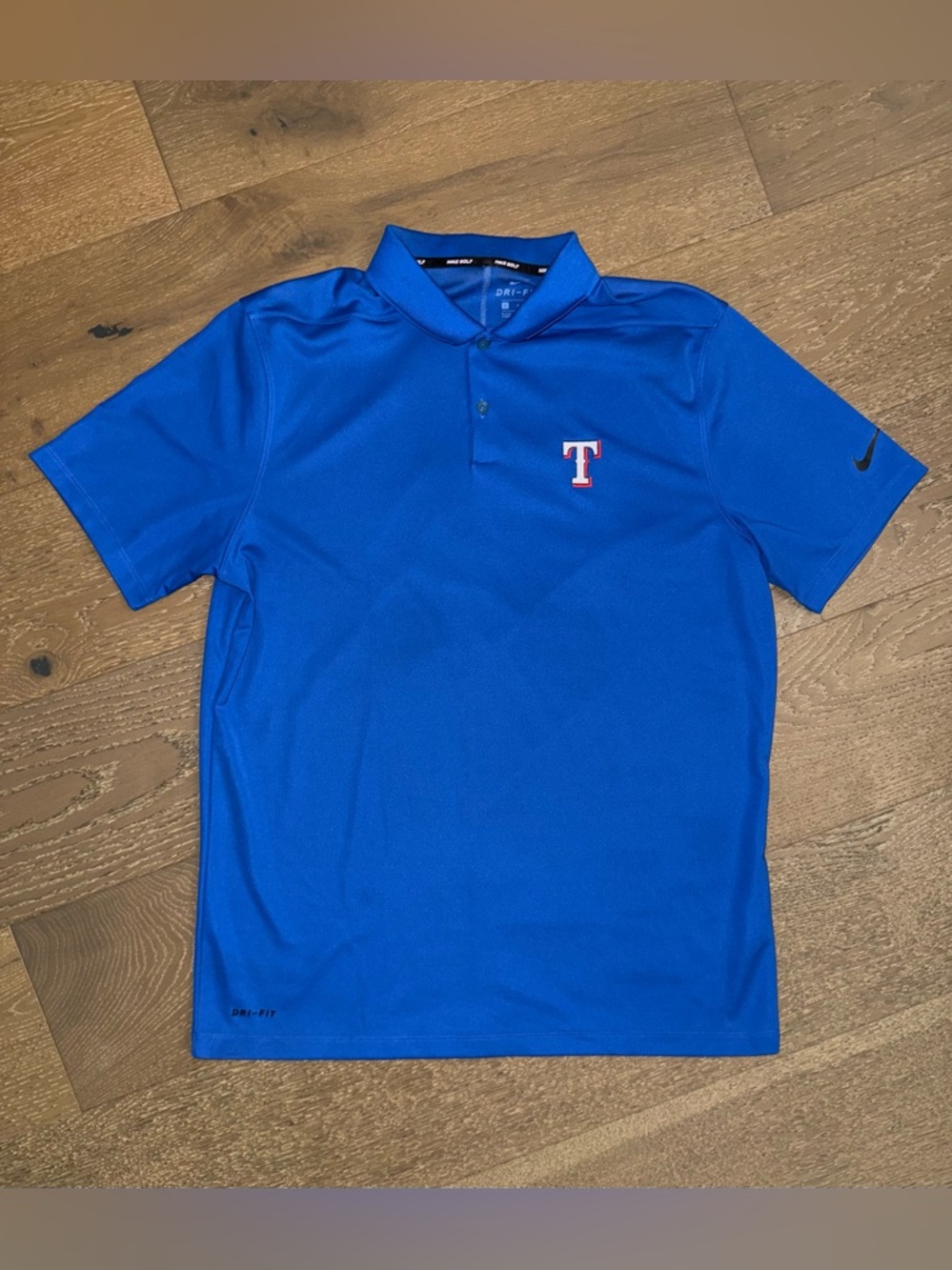 Nike Royal Blue‎ Polo with Red & White 'T' Logo